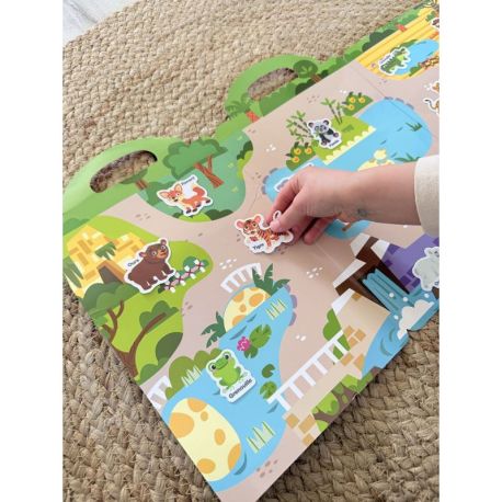 PACK 6 EX MON DÉCOR ANIMAUX SAUVAGES ET MES 18 GOMMETTES