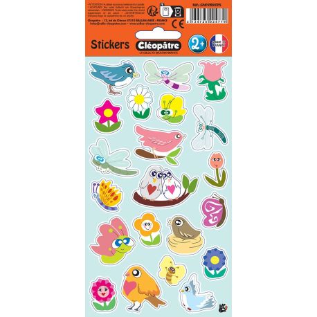 PACK 24 EX GOMMETTES PRINTEMPS SANS EMBALLAGE