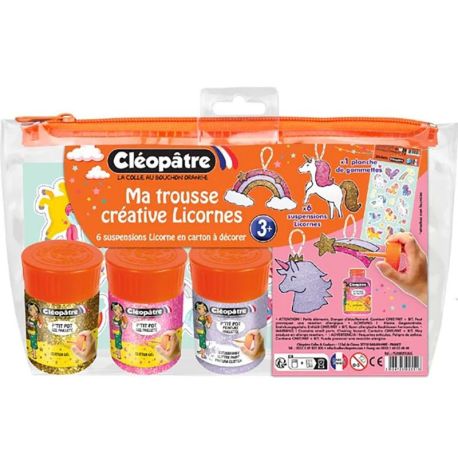 PACK 6 EX TROUSSE CREATIVE LICORNES