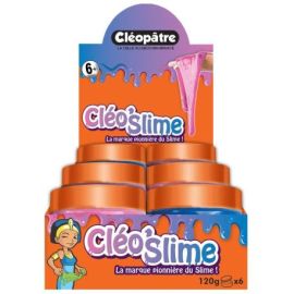 PACK 3 EX DISPLAY CLEO'SLIME 18 POTS (3 COULEURS X 6)