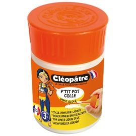 PACK 6 EX P'TIT POT VINYL'ECOLE 50G AVEC PINCEAU INTEGRE