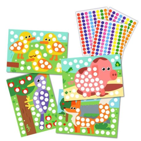 PACK 10 EX ATELIER GOMMETTES PRAIRIE 4 PLANCHES+288 GOMMETTES