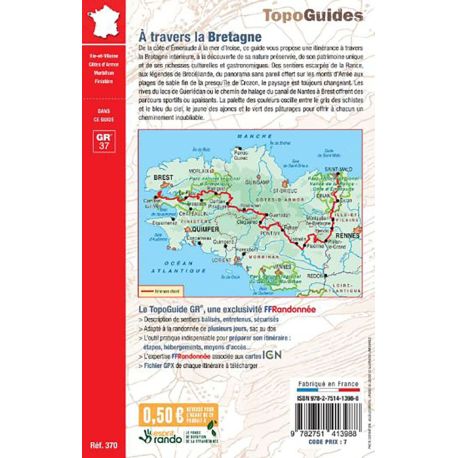 GR37 A TRAVERS LA BRETAGNE, PAR BROCELIANDE ET LES MONTS D'ARREE