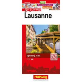 LAUSANNE 3 IN 1 CITY MAP