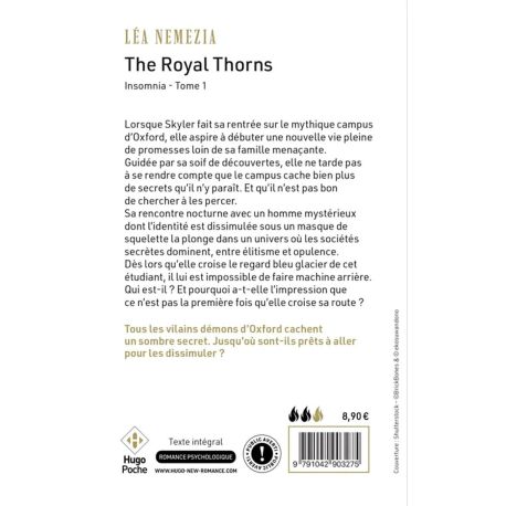INSOMNIA - THE ROYAL THORNS T01 - POCHE