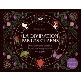 COFFRET LA DIVINATION PAR LES CHARMS - 24 CHARMS+1 PLANCHE DE DIVINATION+1 ETUI VELOURS+1 GUIDE