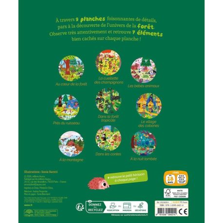 DANS LA FORÊT - CHERCHE ET TROUVE DES TOUT-PETITS