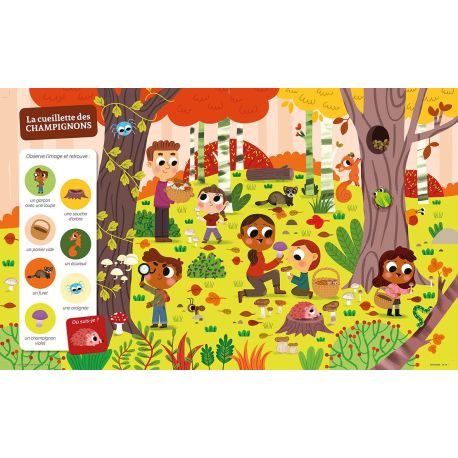 DANS LA FORÊT - CHERCHE ET TROUVE DES TOUT-PETITS