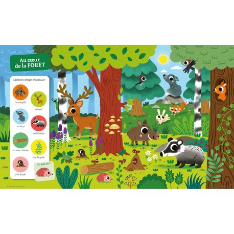 DANS LA FORÊT - CHERCHE ET TROUVE DES TOUT-PETITS