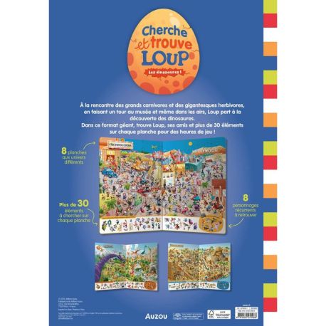 LES DINOSAURES - CHERCHE ET TROUVE GEANT LOUP