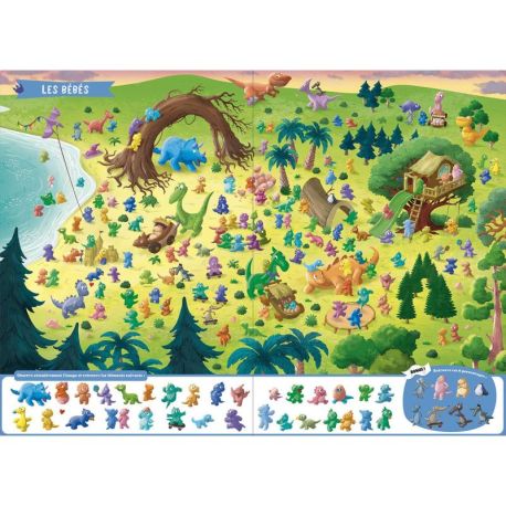 LES DINOSAURES - CHERCHE ET TROUVE GEANT LOUP