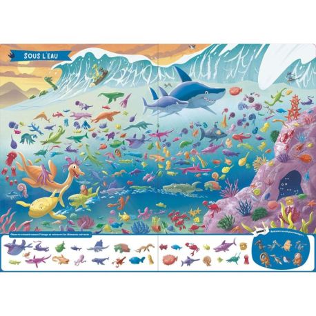 LES DINOSAURES - CHERCHE ET TROUVE GEANT LOUP