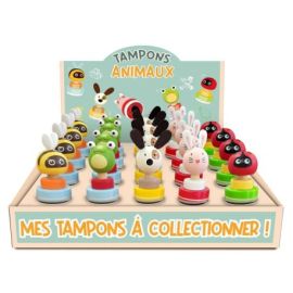 DISPLAY 20 TAMPONS BOIS ANIMAUX (5 MODELES / 4 EX)
