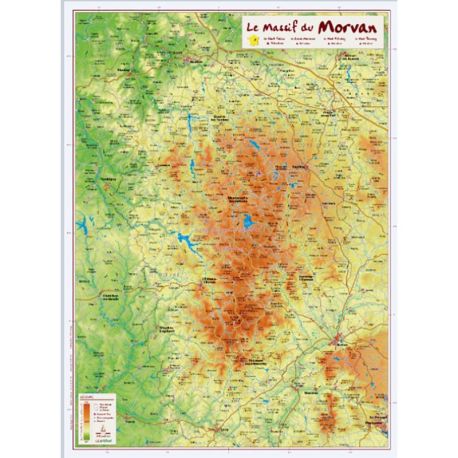 LE MASSIF DU MORVAN 42,6 X 31,7 CM