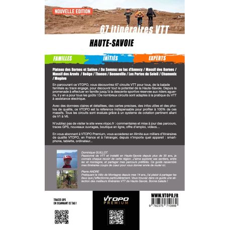 HAUTE-SAVOIE 67 ITINERAIRES VTT FAMILLES/INITIES/EXPERTS