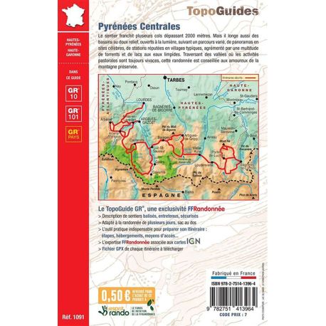 GR10/GR101/GRP PYRÉNÉES CENTRALES 1091