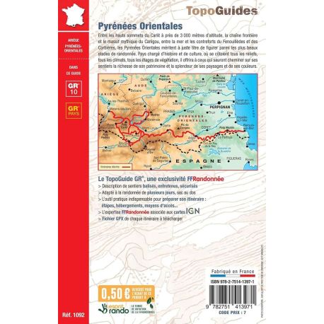 GR10 PYRÉNÉES ORIENTALES ET TOURS DU CAPCIR - CARLIT - CERDAGNE 1092