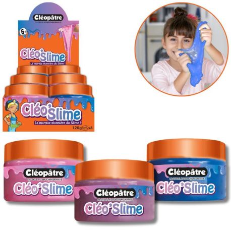 DISPLAY 6 POTS CLEO'SLIME DE 120G