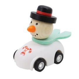 VOITURE DE NOEL - BONHOMME DE NEIGE