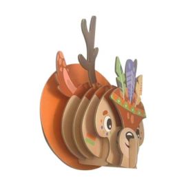 CERF - MAQUETTE 3D DECO EN CARTON A FAIRE SOI MEME