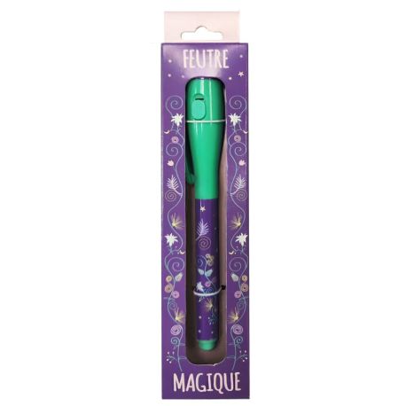 DISPLAY 20 FEUTRES MAGIQUES A ENCRE INVISIBLE AVEC LAMPE (2 MODELES/10EX)