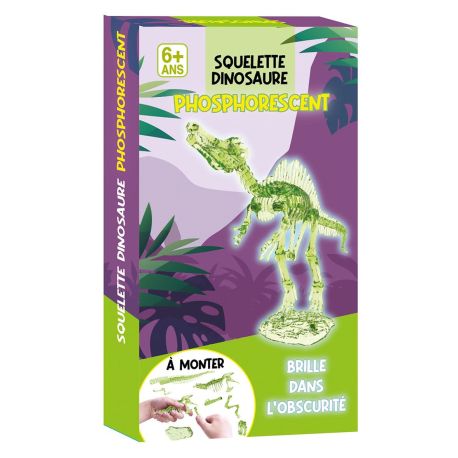 MAQUETTE DINO SPINOSAURE  PHOSPHORESCENT