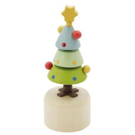 FIGURINE EN BOIS ARTICULEE - SAPIN DE NOEL