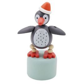 FIGURINE EN BOIS ARTICULEE - PINGOUIN