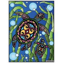 TABLEAU VELOURS - LA TORTUE
