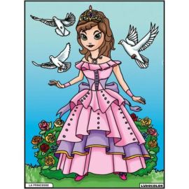 TABLEAU VELOURS - LA PRINCESSE