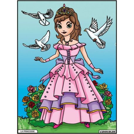 TABLEAU VELOURS - LA PRINCESSE