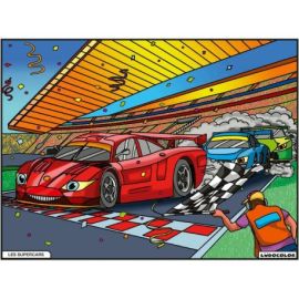 TABLEAU VELOURS - SUPERCARS