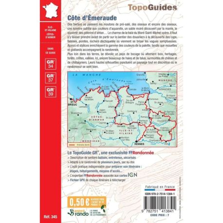 GR34/GR37/GR39 COTE D'EMERAUDE : LES CHEMINS DU MONT ST-MICHEL 345