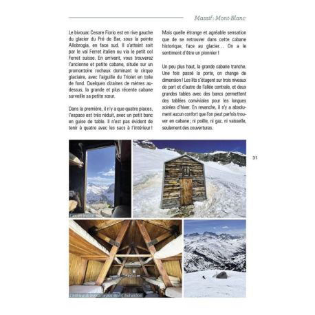 SKI DE RANDONNÉE LES PLUS BELLES CABANES DU MONT BLANC À LA MÉDITERRANÉE 2E ÉDITION