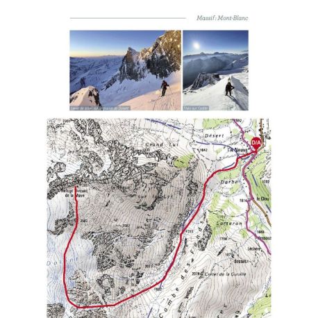SKI DE RANDONNÉE LES PLUS BELLES CABANES DU MONT BLANC À LA MÉDITERRANÉE 2E ÉDITION