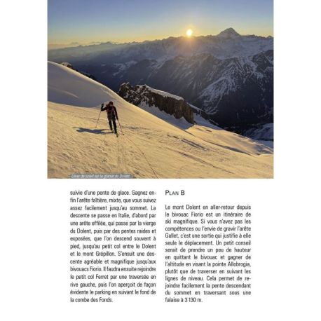 SKI DE RANDONNÉE LES PLUS BELLES CABANES DU MONT BLANC À LA MÉDITERRANÉE 2E ÉDITION