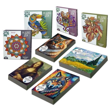 PACK PUZZLES ADULTES (8 MODELES / 2EX)