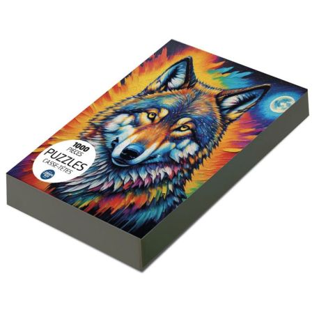 BOITE PUZZLE 1000 PIÈCES LOUP