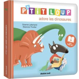 P'TIT LOUP ADORE LES DINOSAURES AVEC 1 POP-UP