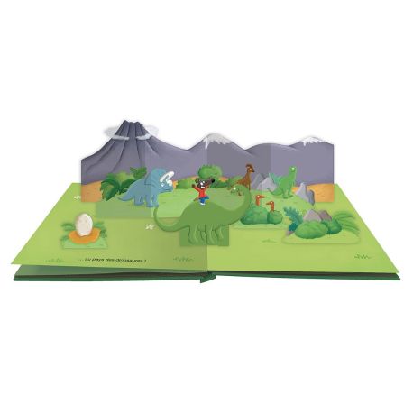 P'TIT LOUP ADORE LES DINOSAURES AVEC 1 POP-UP