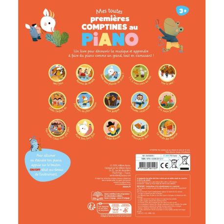MES TOUTES PREMIERES COMPTINES AU PIANO