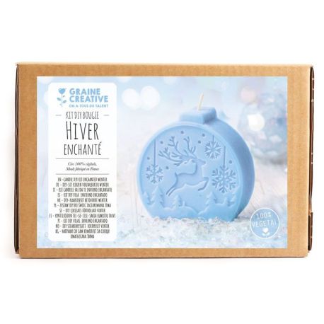 KIT DIY BOUGIE HIVER ENCHANTE