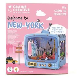 MAQUETTE 3D BOIS TV NEW YORK