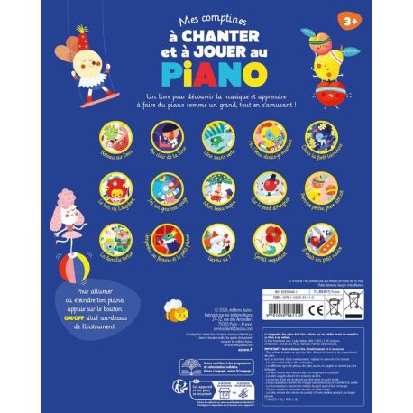 MES COMPTINES A CHANTER ET A JOUER AU PIANO