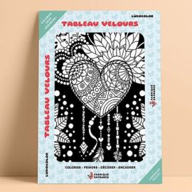 TABLEAU VELOURS - ATTRAPE RÊVE