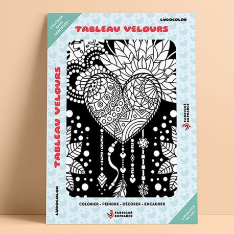 TABLEAU VELOURS - ATTRAPE RÊVE