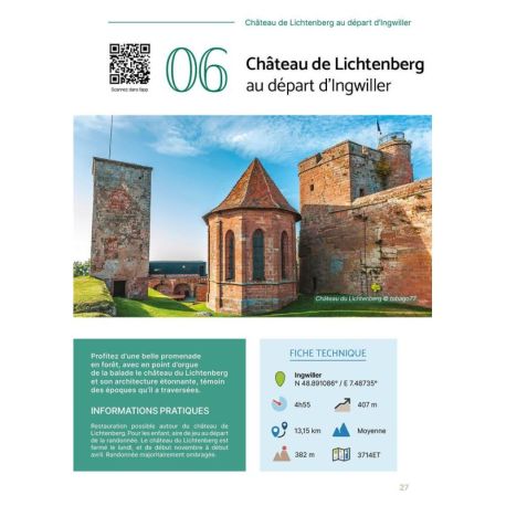 LES PLUS BELLES RANDONNÉES VISORANDO DES VOSGES LACS, SOMMETS ET CHÂTEAUX