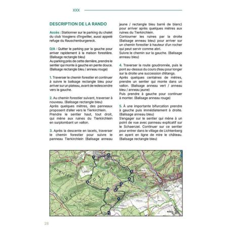 LES PLUS BELLES RANDONNÉES VISORANDO DES VOSGES LACS, SOMMETS ET CHÂTEAUX