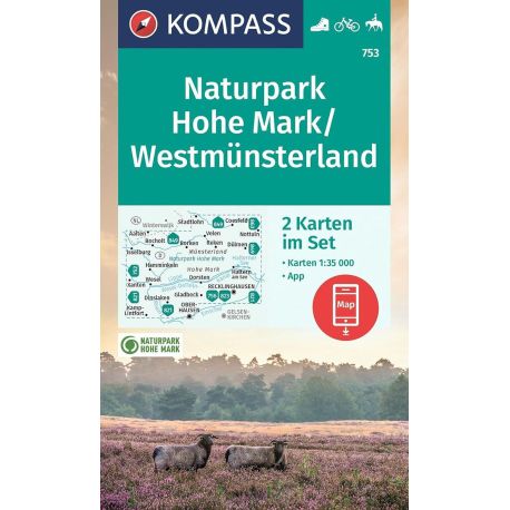 753 Naturpark Hohe Mark (Set de 2 cartes)