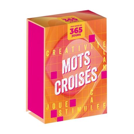 MON ANNÉE EN 365 JOURS - MOTS CROISÉS
